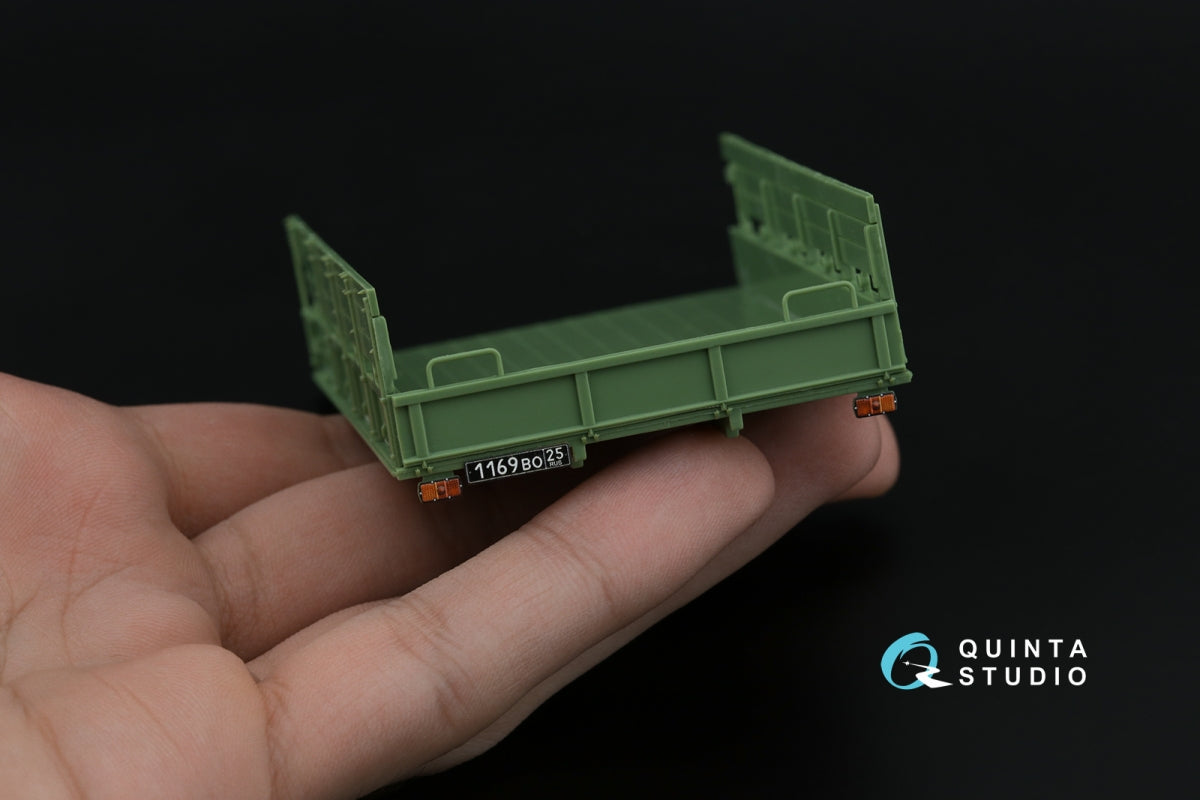 Quinta Studio QD+48568 URAL 4320 3D-Printed &amp;amp; coloured Interior on decal paper (KittyHawk/Zimi model) (with 3D-printed resin parts) 1/48 – zdjęcie 12