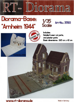 RT-Diorama 35193 Diorama-Base: &amp;quot;Arnheim 1944&amp;quot; New Version 1/35