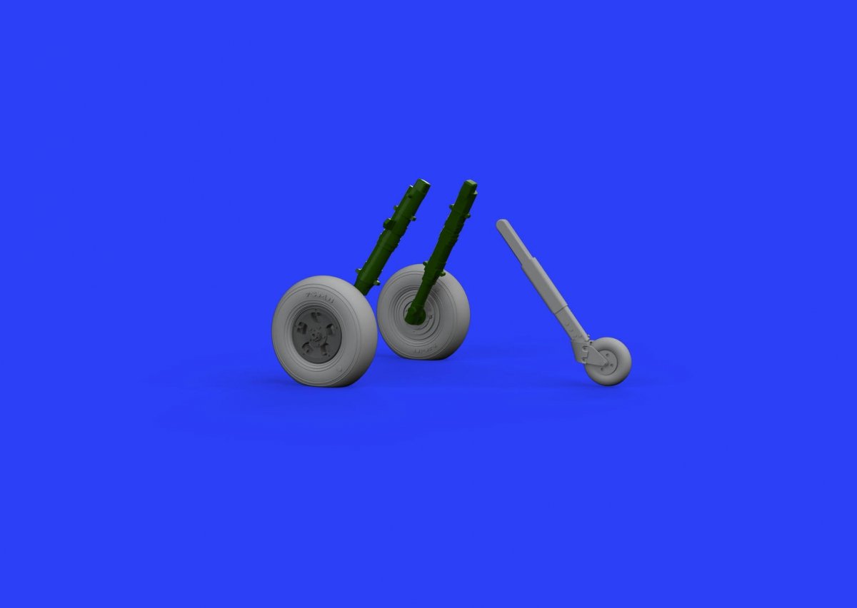 Eduard 648455 Spitfire Mk. I wheels 1/48 TAMIYA – zdjęcie 2