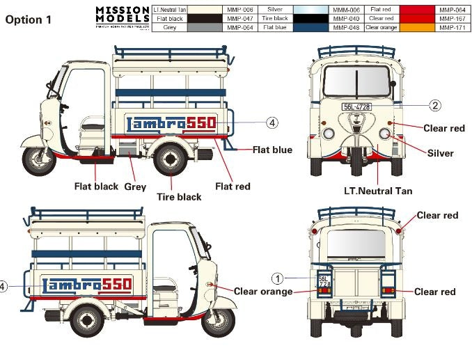 Gecko Models 35GM0113 60 - 70s Saigon Shuttle Motor-Tricycle Depot and a take break drive [2 kits In 1 box] 1/35 – image 4