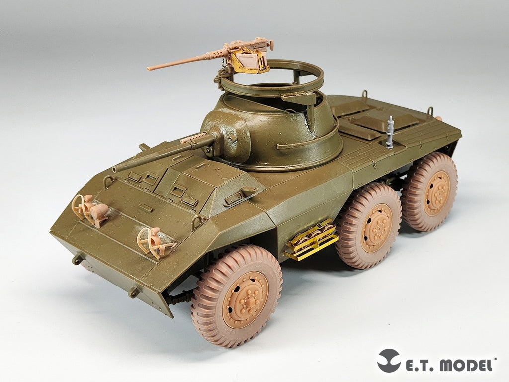 ET Model P35-150 USArmy M8/M20 Light Armored Car Sagged Wheels For TAMIYA Kit 1/35 – image 4