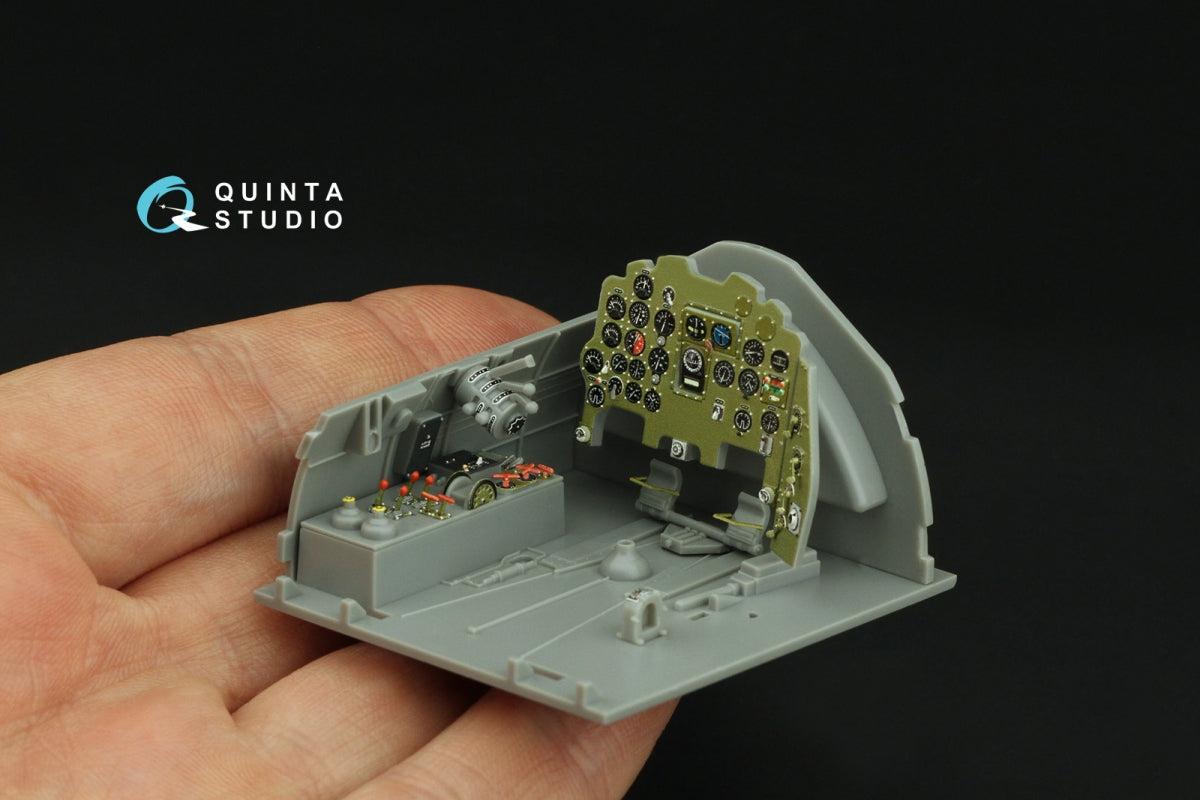Quinta Studio QD32238 Mitsubishi J2M3/5/6 Raiden 3D-Printed coloured Interior on decal paper (Hasegawa) 1/32 – zdjęcie 6