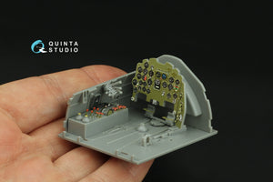 Quinta Studio QD32238 Mitsubishi J2M3/5/6 Raiden 3D-Printed coloured Interior on decal paper (Hasegawa) 1/32 – zdjęcie 6