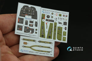 Quinta Studio QD32143 P-51D/K Mustang 3D-Printed &amp;amp; coloured Interior on decal paper (Dragon) 1/32 – zdjęcie 3