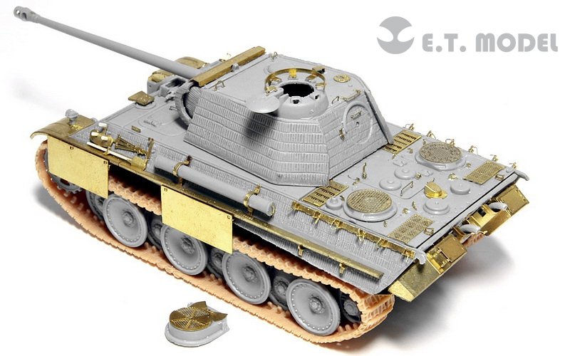 E.T. Model E72-009 WWII German Panther G For DRAGON Kit 1/72 – zdjęcie 3