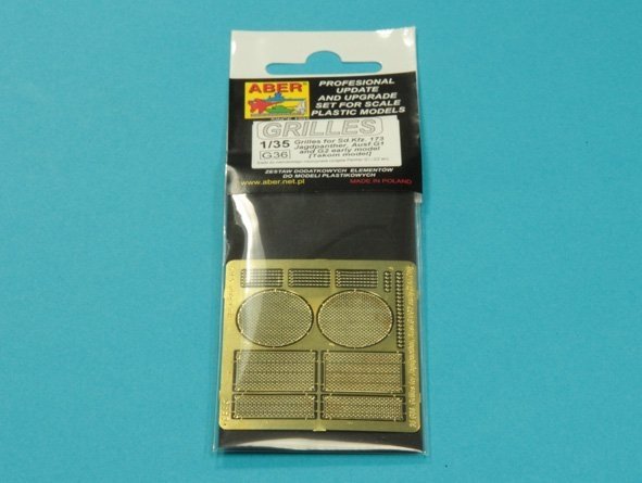 Aber 35G36 Grids for Jagdpanther Ausf.G1 and G2 early (Takom) 1/35 – image 2