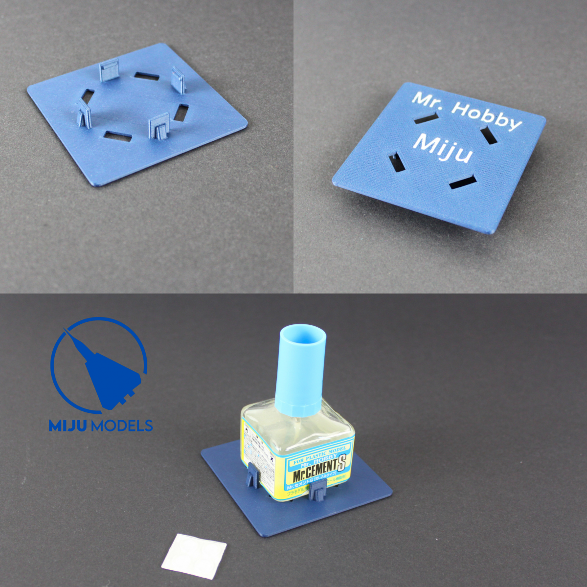 Miju Models HOLDER-GUNZE-BASE-SINGLE Podstawka pojedyncza / Single stand Mr. Hobby 40ml