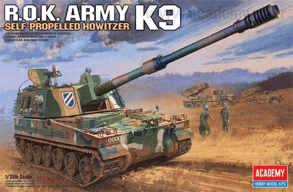 Academy 13219 ROK ARMY K9 Self-propelled howitzer 1/35