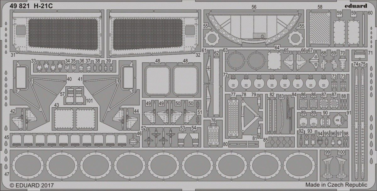 Eduard 49821 H-21C ITALERI 1/48 – zdjęcie 2