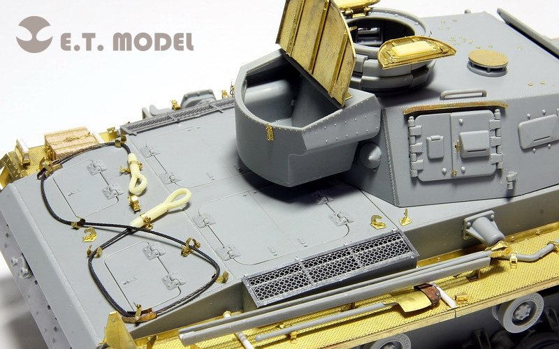 E.T. Model E35-030 WWII German Pz.Kpfw.III Ausf.J Basic (For DRAGON 6463/6394) 1/35 – immagine 8