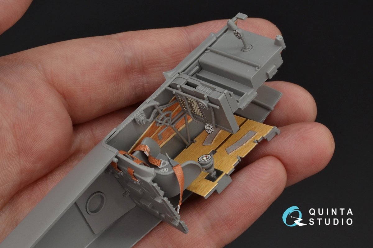 Quinta Studio QD32050 Fokker Dr.1 3D-Printed &amp;amp; coloured Interior on decal paper (for Meng kit) 1/32 – zdjęcie 6