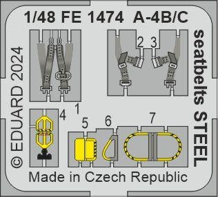 Eduard BIG49431 A-4B HOBBY 2000, HASEGAWA 1/48 – zdjęcie 6