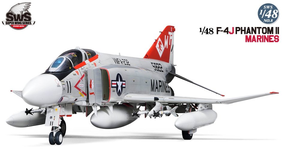 Zoukei-Mura SWS4808 F-4J Phantom II MARINES 1/48 – zdjęcie 2