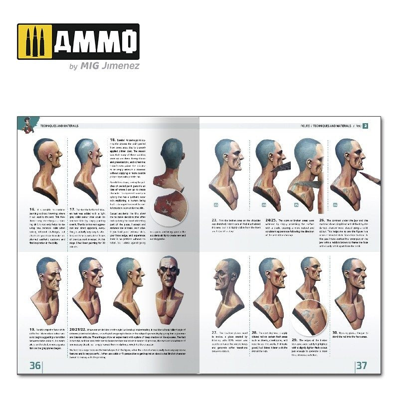 Ammo of Mig Jimenez 6222 ENCYCLOPEDIA OF FIGURES MODELLING TECHNIQUES VOL. 2 - TECHNIQUES &amp;amp; MATERIALS (English) – zdjęcie 5