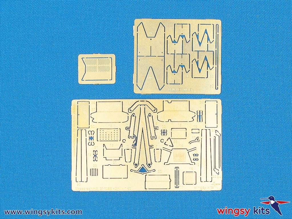 Wingsy Kits D5-11 German WWII Fighter MESSERSCHMITT Bf 109 E-7 1/48 – zdjęcie 9