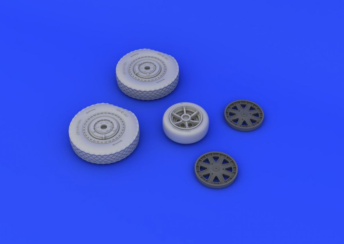 Eduard 648203 P-39 wheels late 1/48 (EDUARD) – zdjęcie 3