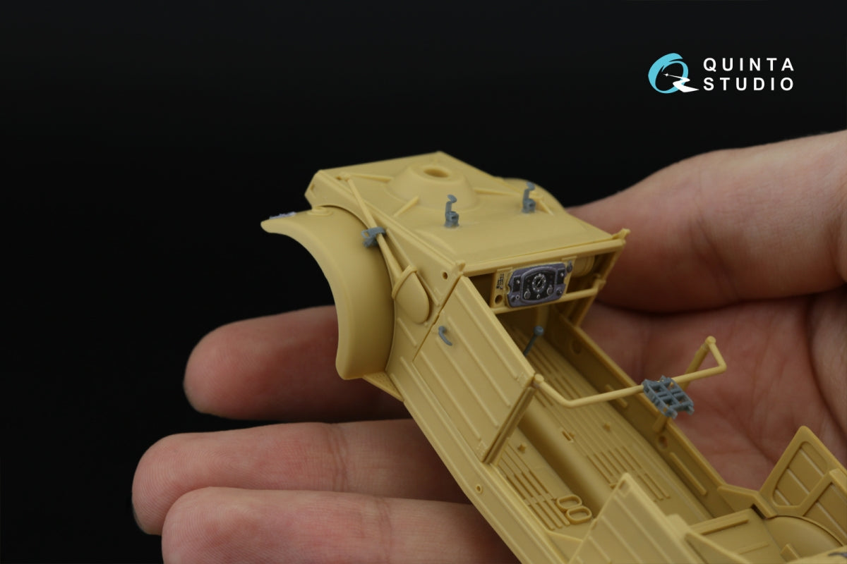Quinta Studio QD+35141 Kubelwagen Type 82 3D-Printed &amp;amp; coloured Interior on decal paper (Tamiya) (with 3D-printed resin parts) 1/35 – zdjęcie 14