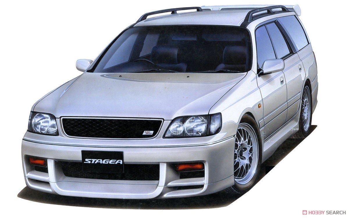 Fujimi 046136 ID-147 Nissan Stagea Autech Version 260RS / 25X Four 1/24 – image 2