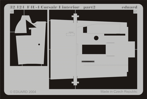 Eduard 32124 F4U-4 interior 1/32 TRUMPETER – image 2