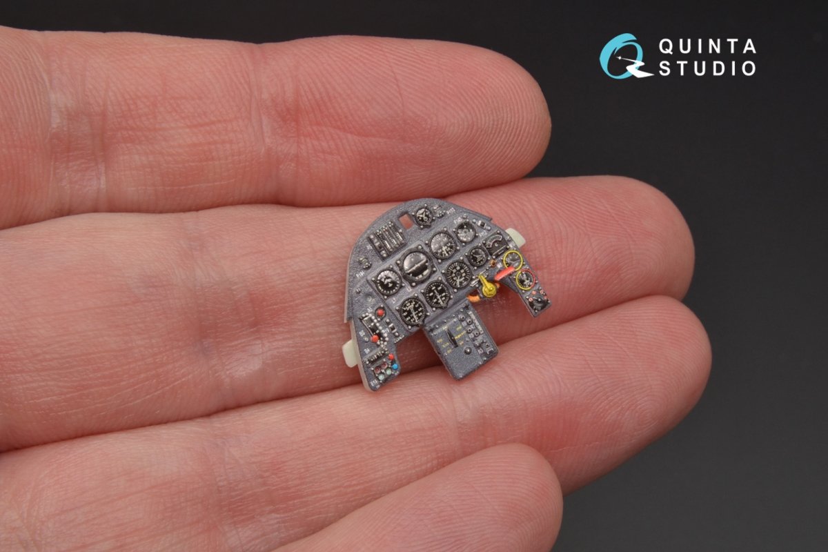 Quinta Studio QD32045 Bf 109G-10 3D-Printed &amp;amp; coloured Interior on decal paper (for Revell kit) 1/32 – zdjęcie 5