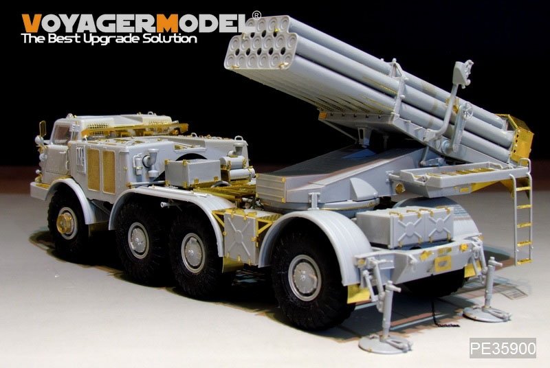 Voyager Model PE35900 Modern Russian 9P140 TEL of 9K57 Uragan(BM-27) MLRS Basic For TRUMPETER 1/35 – zdjęcie 6