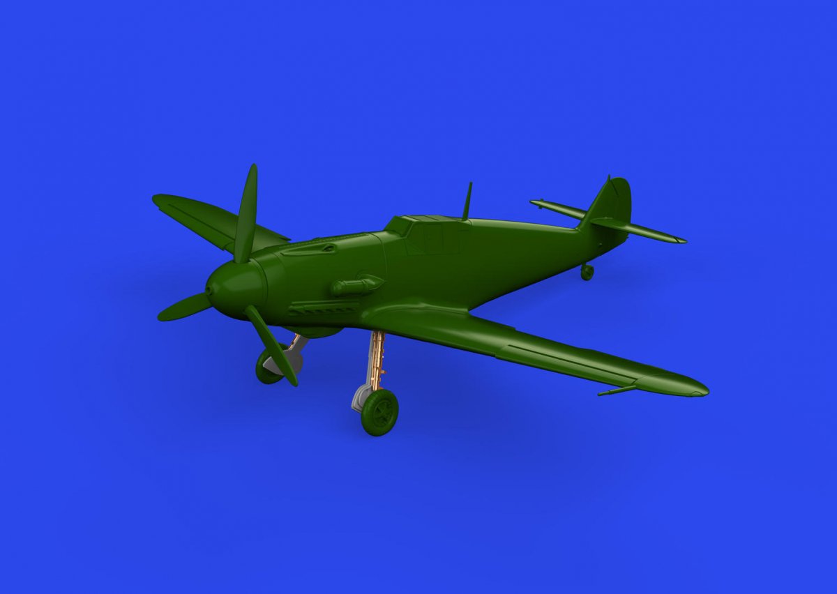 Eduard 672317 Bf 109F undercarriage legs BRONZE EDUARD 1/72 – zdjęcie 3