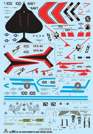 Italeri 2823 F/A-18F U.S. Navy Special Colors 1/48 – zdjęcie 4