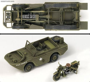 Academy 13408 M3 HALF TRACK &amp;amp; 1/4ton AMPHIBIAN VEHICLE 1/72 – zdjęcie 3
