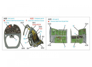 Quinta Studio QD72042 Spitfire Mk.IX 3D-Printed &amp;amp; coloured Interior on decal paper (Eduard) 1/72 – zdjęcie 2