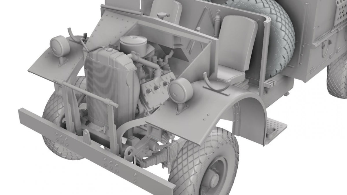 Thunder Model 35311 LRDG F30 Patrol Truck With Offset Rear Bed, Limited Bonus Edition 1/35 – image 6
