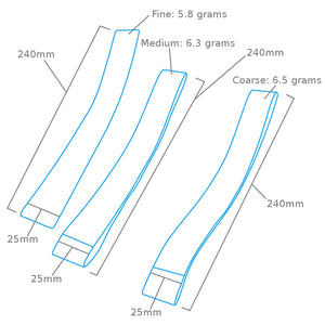 Modelcraft PFL6025-3 Sanding Bands (25mm) x 3 – zdjęcie 2