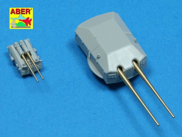Aber 350L-45 Set of barrels 203mm x 8; 105mm x 12 for Prinz Eugen class crusies 1/350 – zdjęcie 4