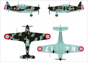 Dora Wings 48031 Morane-Saulnier MS.406C.1 - Battle Of France 1/48 – Bild 8
