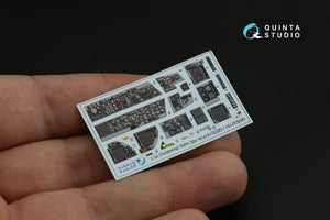 Quinta Studio QDS-32131 F/A-18D Early 3D-Printed &amp;amp; coloured Interior on decal paper (Academy) (Small version) 1/32 – zdjęcie 3