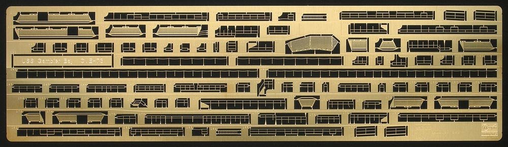 Hasegawa QG44 (72144) USS Gambier Bay Basic Etching Detail Set 1/350