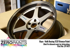 Zero Paints ZP-1471 Rays - Volk Racing TE37 Bronze Paint 30ml – zdjęcie 2