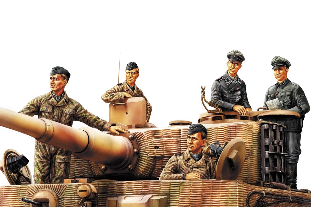 Hobby Boss 84401 Équipage de char Panzer allemand, Normandie 1944, échelle 1/35