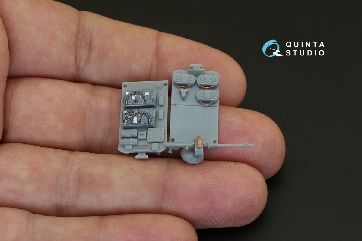 Quinta Studio QD48078 Fi-156 3D-Printed &amp;amp; coloured Interior on decal paper (for Tamiya kit) 1/48 – Bild 9