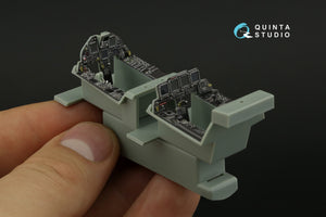 Quinta Studio QDS-48433 F-15I 3D-Printed &amp;amp; colored Interior on decal paper (Academy) (Small version) 1/48 – image 11