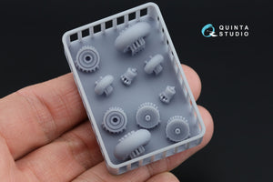 Quinta Studio QT48024 Ka-52 Wheels with separate hubs and weighted tires (Zvezda) 1/48 – zdjęcie 3
