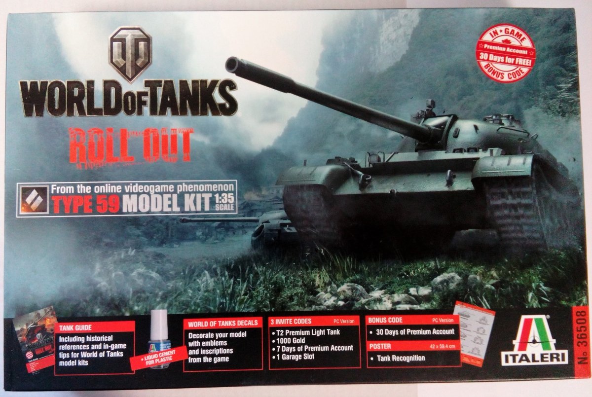 Italeri 36508 World of Tanks -Type 59 – zdjęcie 2