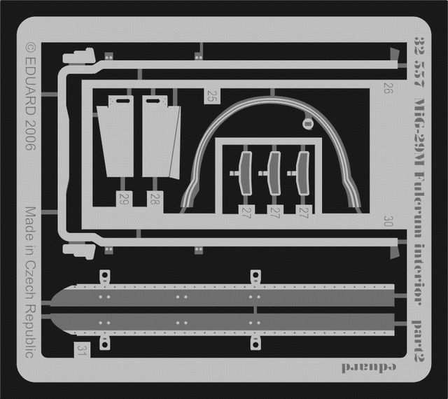 Eduard 32557 MiG-29M Fulcrum interior 1/32 TRUMPETER