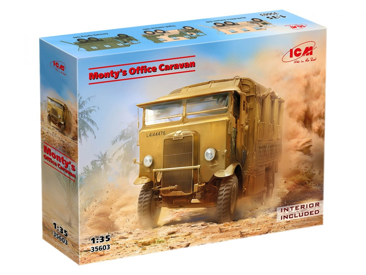 ICM 35603 Monty&amp;#39;s Office Caravan 1/35 – zdjęcie 2