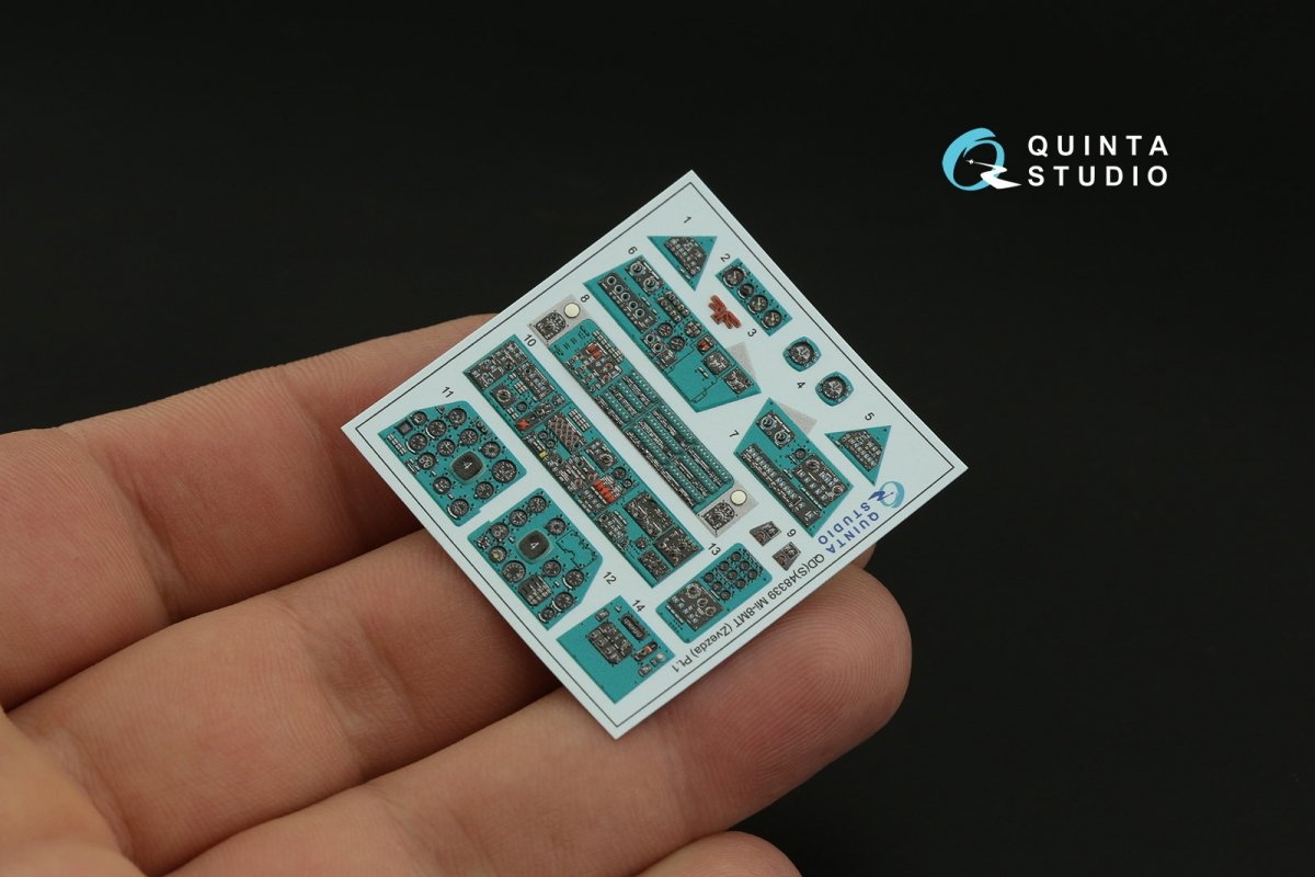 Quinta Studio QD48339 Mi-8MT 3D-Printed &amp;amp; colored Interior on decal paper (Zvezda) 1/48 – image 7