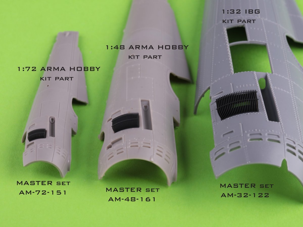 Master AM-72-151 PZL P.11c - chłodnica oleju (Arma Hobby Kit) 1/72 – zdjęcie 7