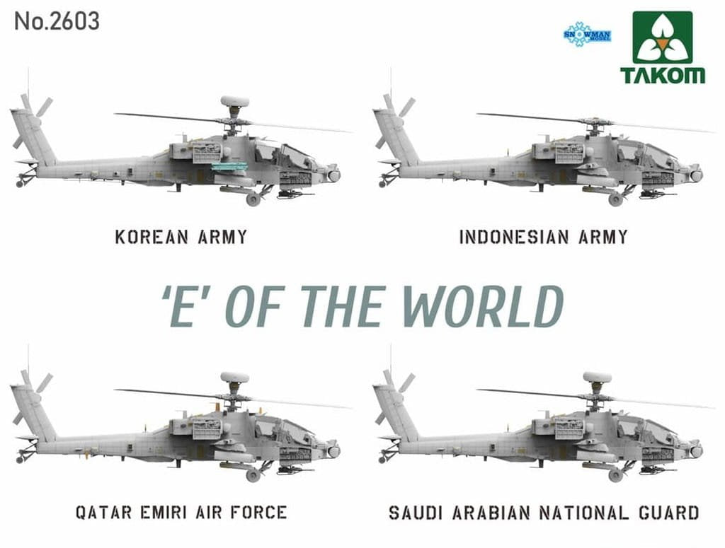 Takom 2603 E of the World AH-64E Attack Helicopter 1/35 – image 2