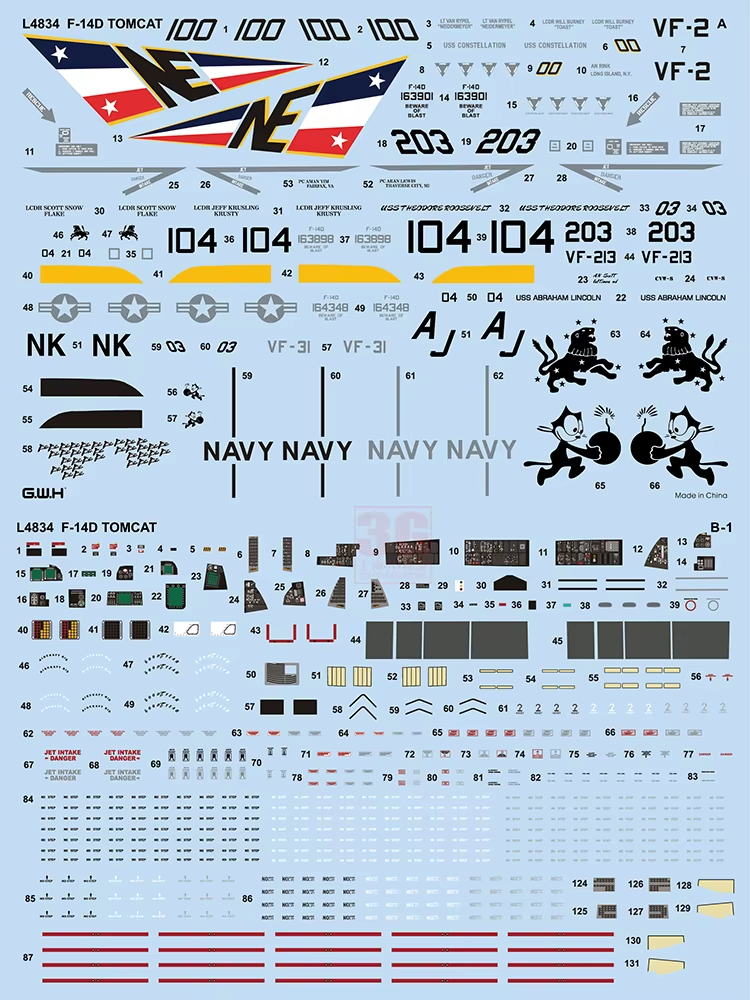 Great Wall Hobby L4834 F-14D Tomcat 1/48 – image 2
