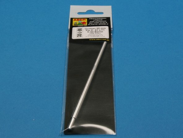 Aber 35L-096 German one part 88mm Kw.K. 43 L/71 barrel for E-50 standard tank 1/35 – immagine 3