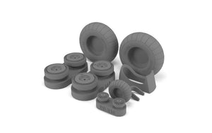 Armory Models AW48205 Dornier Do 17M/P/Z, Do 215 wheels w/weighted tires 1/48 – zdjęcie 2
