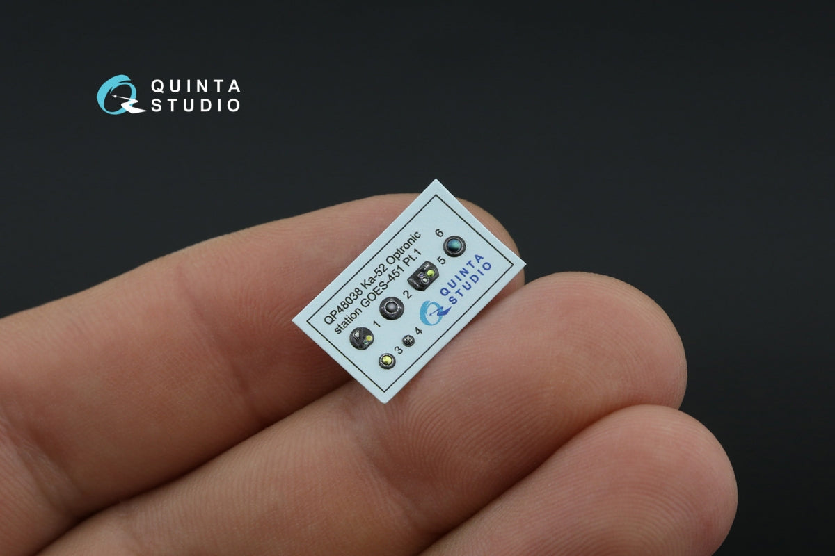 Quinta Studio QP+48038 Ka-52 Optronic station GOES-451 (Zvezda) 1/48 – zdjęcie 8